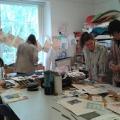 Participants enjoying Printing workshop