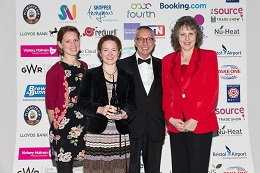 Thelma Hulbert Gallery THG wins silver award at South West Tourism Awards