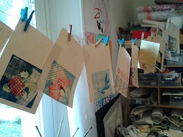 Printed wrapping paper and cards