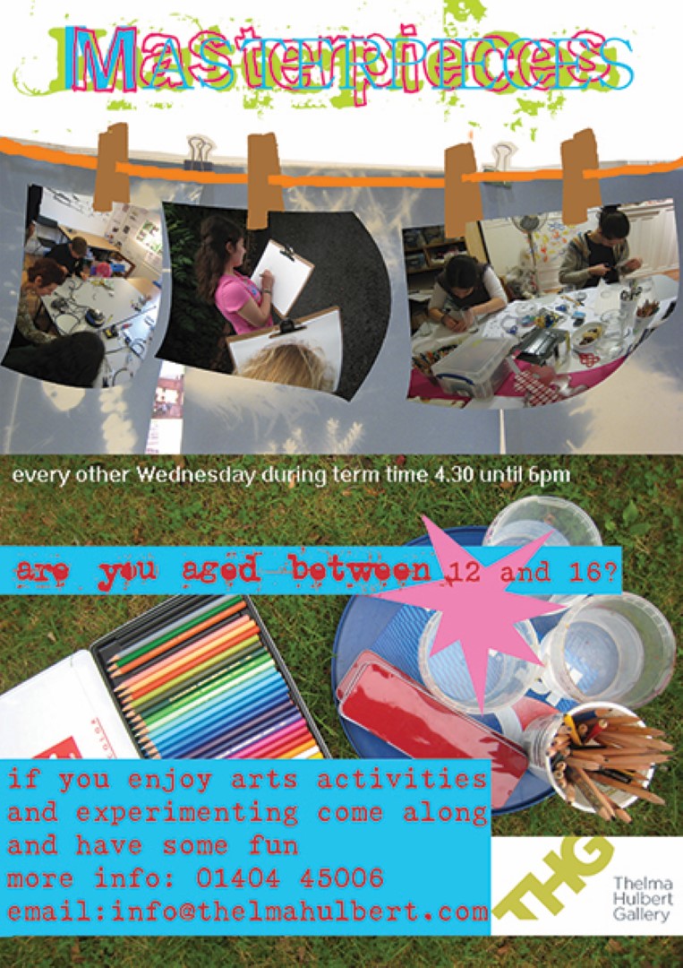 Masterpieces Youth Group at Thelma Hulbert Gallery
